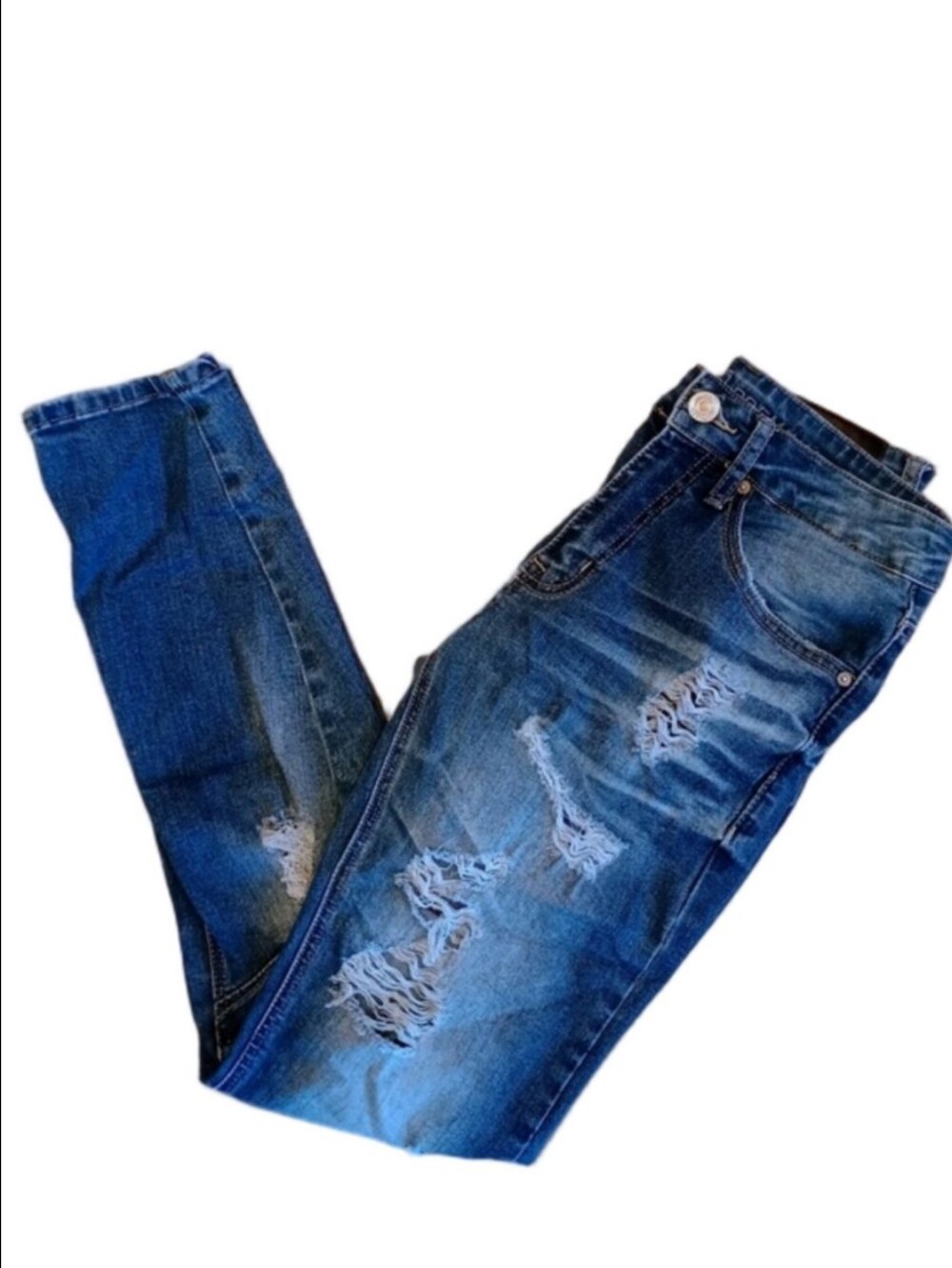 Rue21 Supreme Skinny Arc Blue Jeans Size 26x30